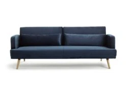 Habitat Andy 3 Seater Velvet Clic Clac Sofa Bed - Blue 13 Habitat Andy 3 Seater Velvet Clic Clac Sofa Bed - Blue -Habitat Store 9160659 R Z004A