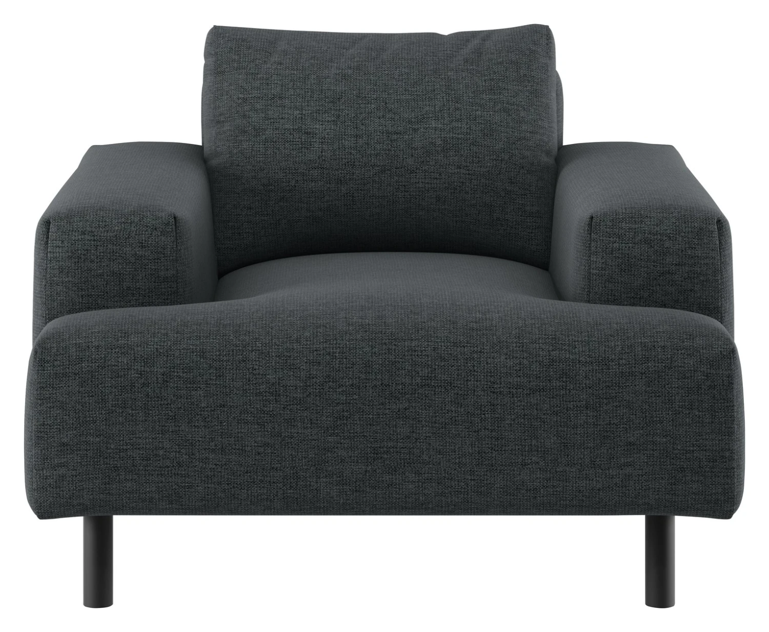 Habitat Julien Fabric Armchair - Charcoal 1 Habitat Julien Fabric Armchair - Charcoal