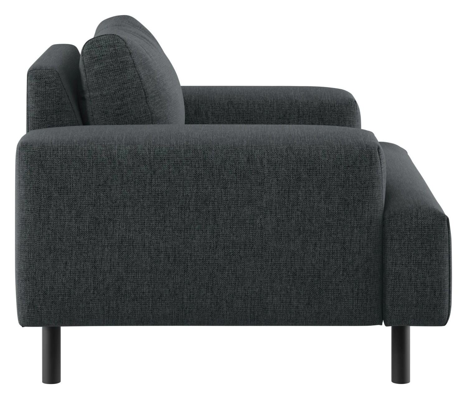 Habitat Julien Fabric Armchair - Charcoal 4 Habitat Julien Fabric Armchair - Charcoal - Image 4