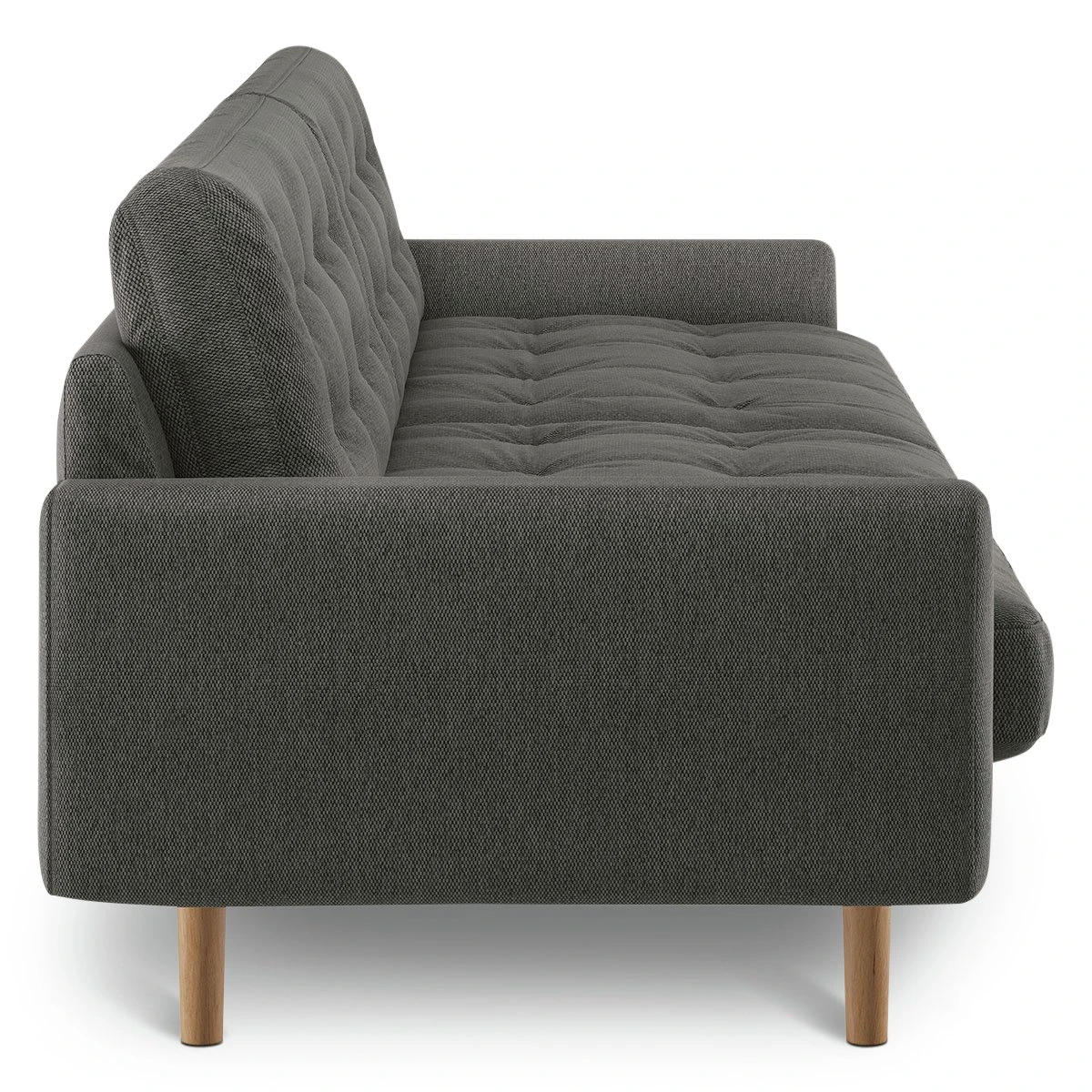 Habitat Fenner Fabric 3 Seater Sofa - Charcoal 6 Habitat Fenner Fabric 3 Seater Sofa - Charcoal - Image 6