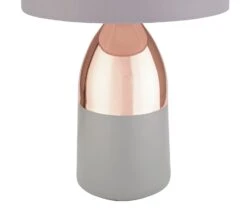 Habitat Pluto Touch Table Lamp - Copper & Grey -Habitat Store 9179846 R Z003A