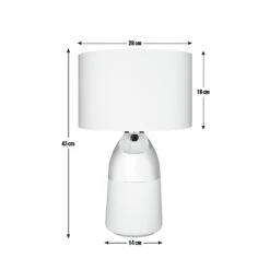 Habitat Pluto Touch Table Lamp - Copper & Grey -Habitat Store 9179846 R Z020A