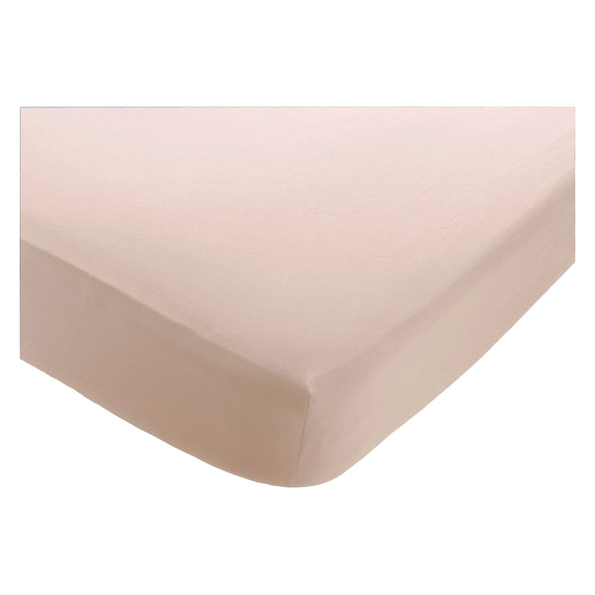 Habitat Washed Plain Pink Fitted Sheet - Double 1 Habitat Washed Plain Pink Fitted Sheet - Double
