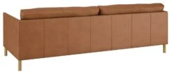 Habitat Hyde 3 Seater Leather Sofa Bed - Tan -Habitat Store 9185005 R Z003A
