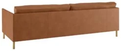 Habitat Hyde 3 Seater Leather Sofa Bed - Tan -Habitat Store 9185005 R Z008A