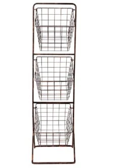 Habitat 3 Tier Antique Finish Vegetable Stand 8 Habitat 3 Tier Antique Finish Vegetable Stand -Habitat Store 9185885 R Z002A