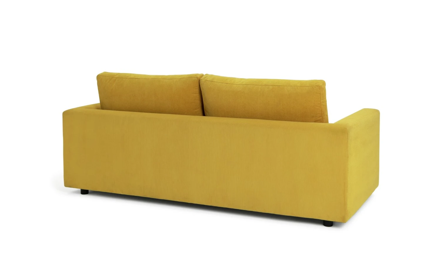 Habitat Brixley Fabric 3 Seater Sofa - Yellow 6 Habitat Brixley Fabric 3 Seater Sofa - Yellow - Image 6