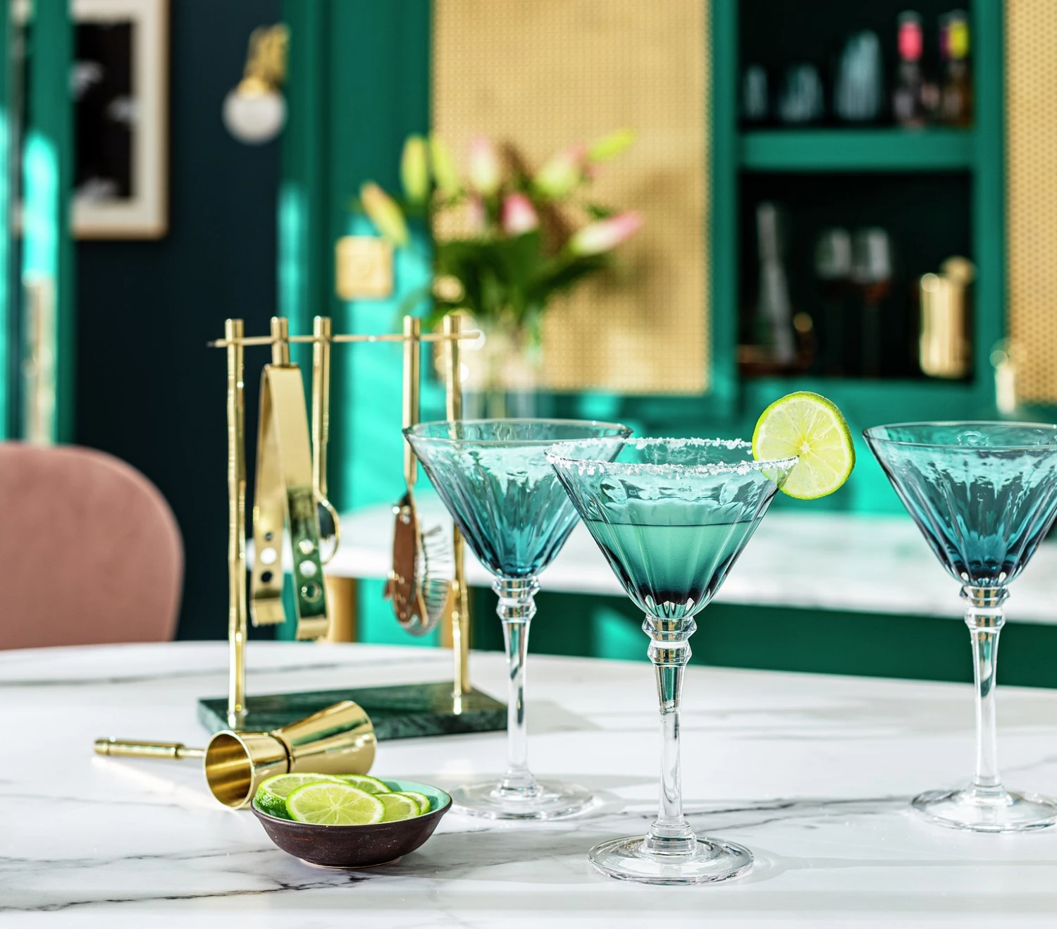 Habitat Japonica Set Of 4 Martini Glasses 2 Habitat Japonica Set Of 4 Martini Glasses - Image 2