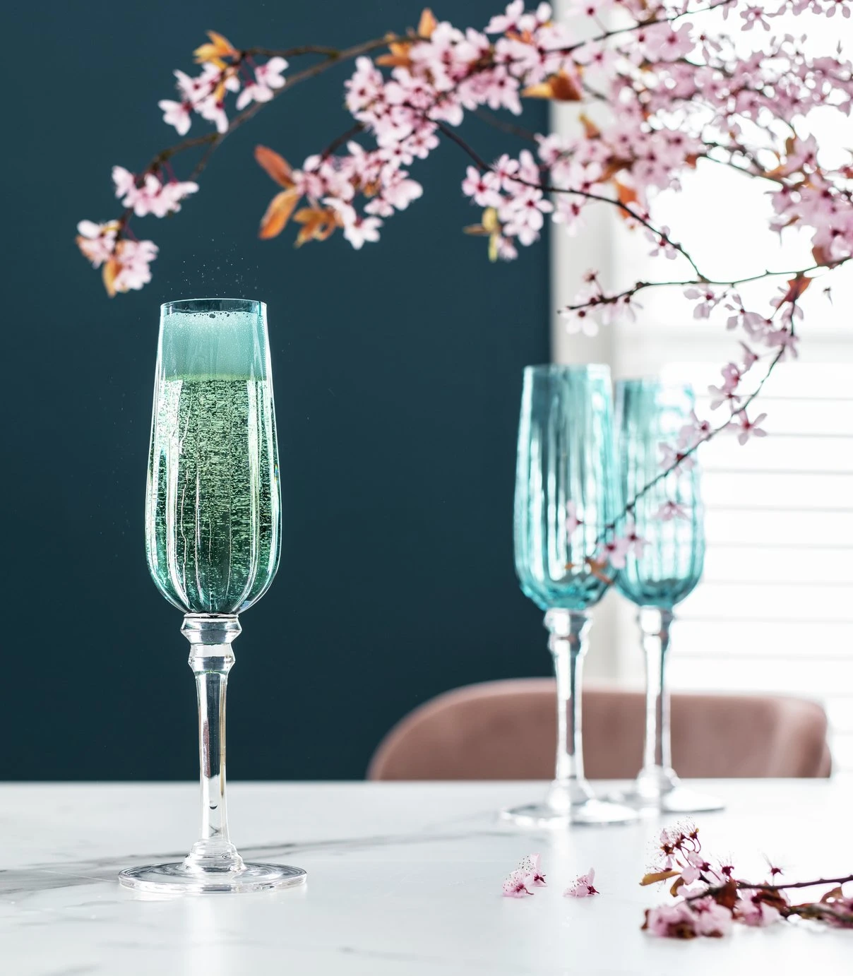 Habitat Japonica Set Of 4 Prosecco Glasses 2 Habitat Japonica Set Of 4 Prosecco Glasses - Image 2