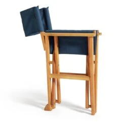 Habitat Folding Wooden Director Chair - Blue 15 Habitat Folding Wooden Director Chair - Blue -Habitat Store 9196630 R Z006A