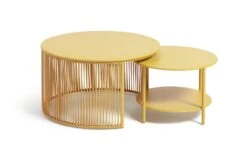 Habitat Ipanema Metal Garden Coffee Table - Yellow 11 Habitat Ipanema Metal Garden Coffee Table - Yellow -Habitat Store 9197495 R Z002A