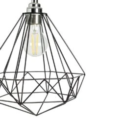 Habitat Kanso Wire Pendant Shade - Black -Habitat Store 9199462 R Z003A