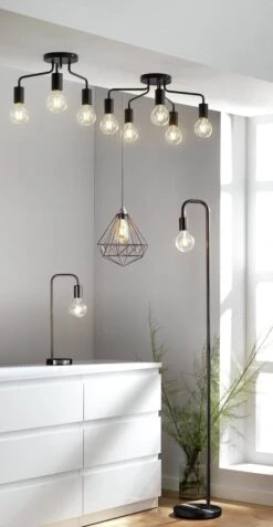 Habitat Kanso Wire Pendant Shade - Black -Habitat Store 9199462 R Z010C