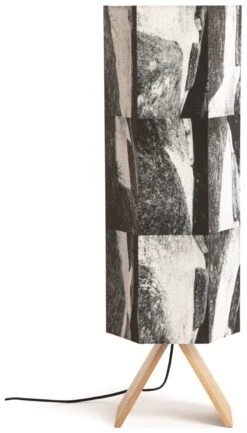 Habitat Whiteleaf Printed Column Floor Lamp - Black & White 20 Habitat Whiteleaf Printed Column Floor Lamp - Black & White -Habitat Store 9201910 R Z009A