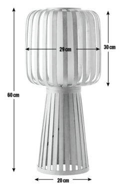 Habitat Achille Bamboo Table Lamp - Natural & White 10 Habitat Achille Bamboo Table Lamp - Natural & White -Habitat Store 9202256 R E001