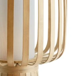 Habitat Achille Bamboo Table Lamp - Natural & White 11 Habitat Achille Bamboo Table Lamp - Natural & White -Habitat Store 9202256 R Z002A