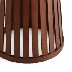 Habitat Achille Bamboo Table Lamp - Walnut & White -Habitat Store 9202414 R Z003A