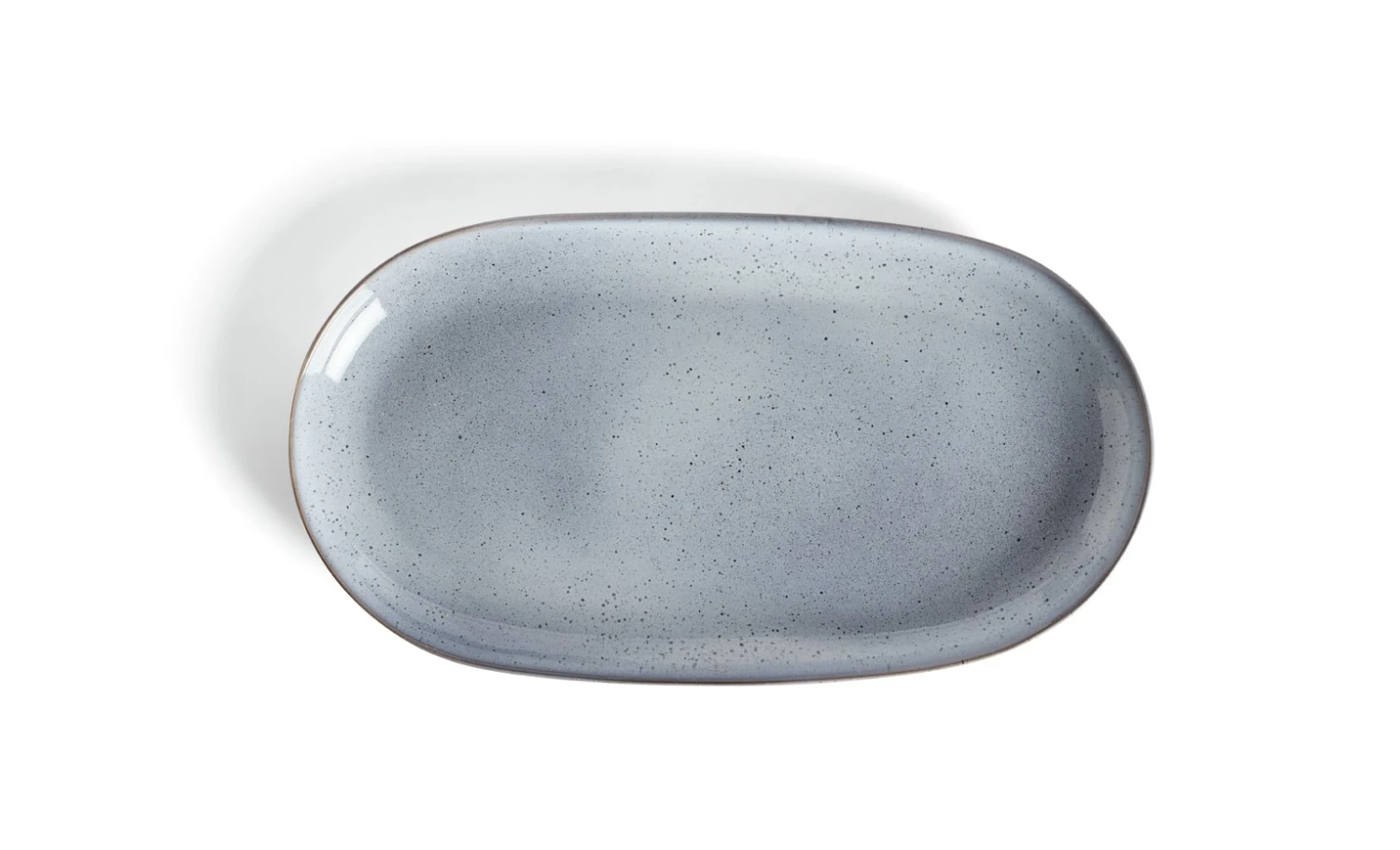 Habitat Evora Stoneware Serving Platter - Blue 5 Habitat Evora Stoneware Serving Platter - Blue - Image 5