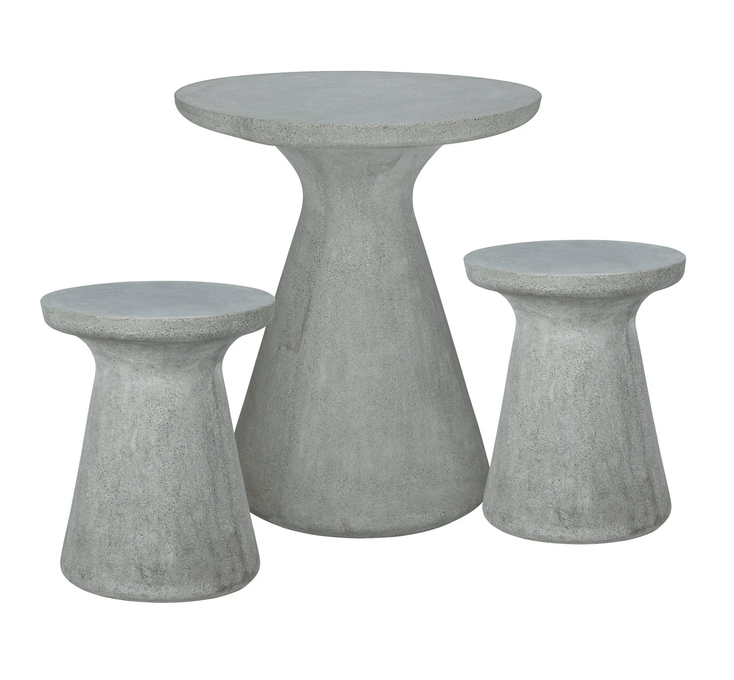 Habitat Milton 2 Seater Fibrestone Garden Bistro Set - Grey 1 Habitat Milton 2 Seater Fibrestone Garden Bistro Set - Grey