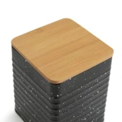Habitat Set Of 5 Speckle Bamboo Storage - Black 6 Habitat Set Of 5 Speckle Bamboo Storage - Black -Habitat Store 9208212 R Z003A