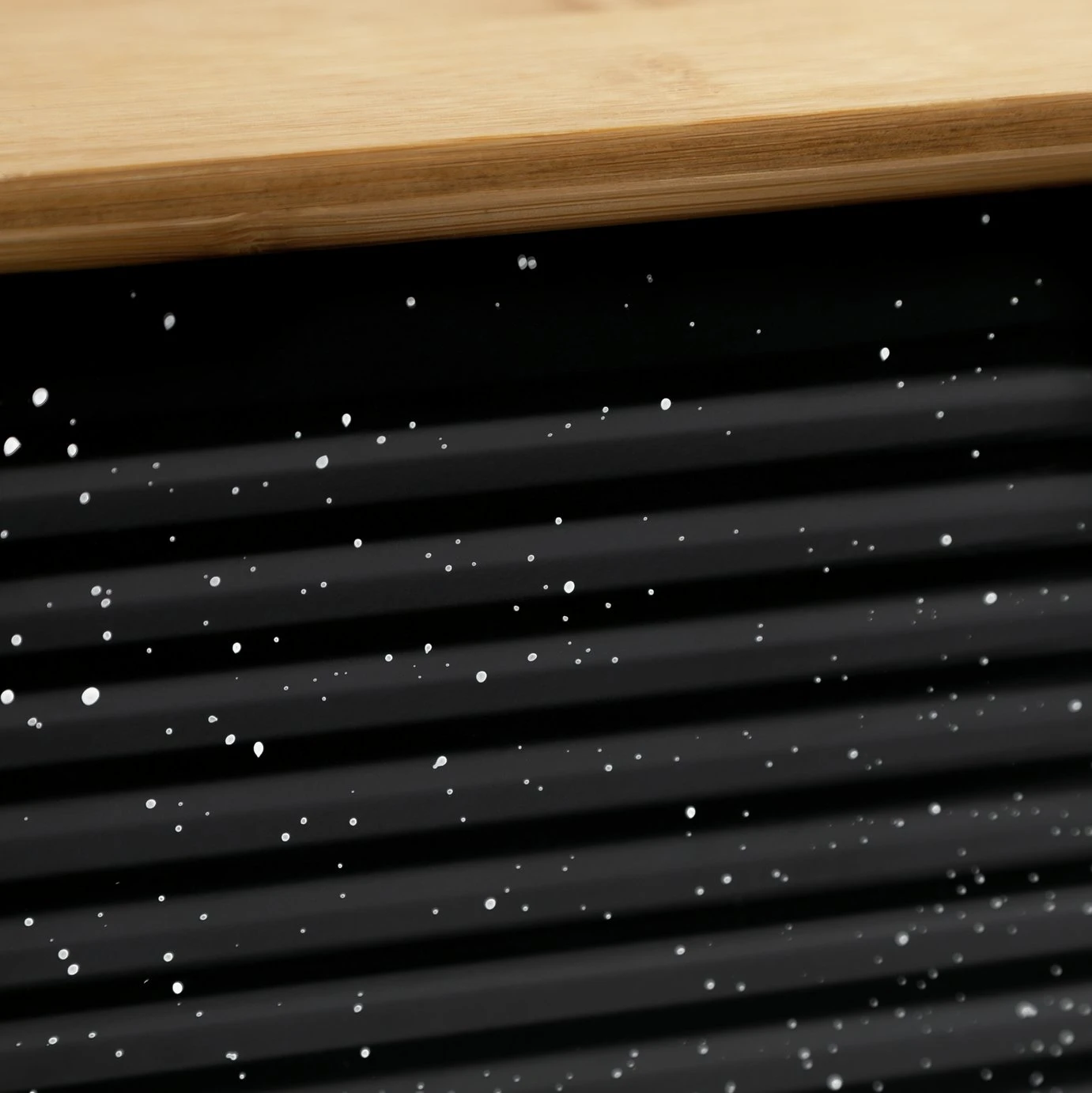 Habitat Set Of 5 Speckle Bamboo Storage - Black 4 Habitat Set Of 5 Speckle Bamboo Storage - Black - Image 4