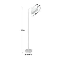 Habitat Benson Floor Lamp - Mustard -Habitat Store 9210114 R Z020A