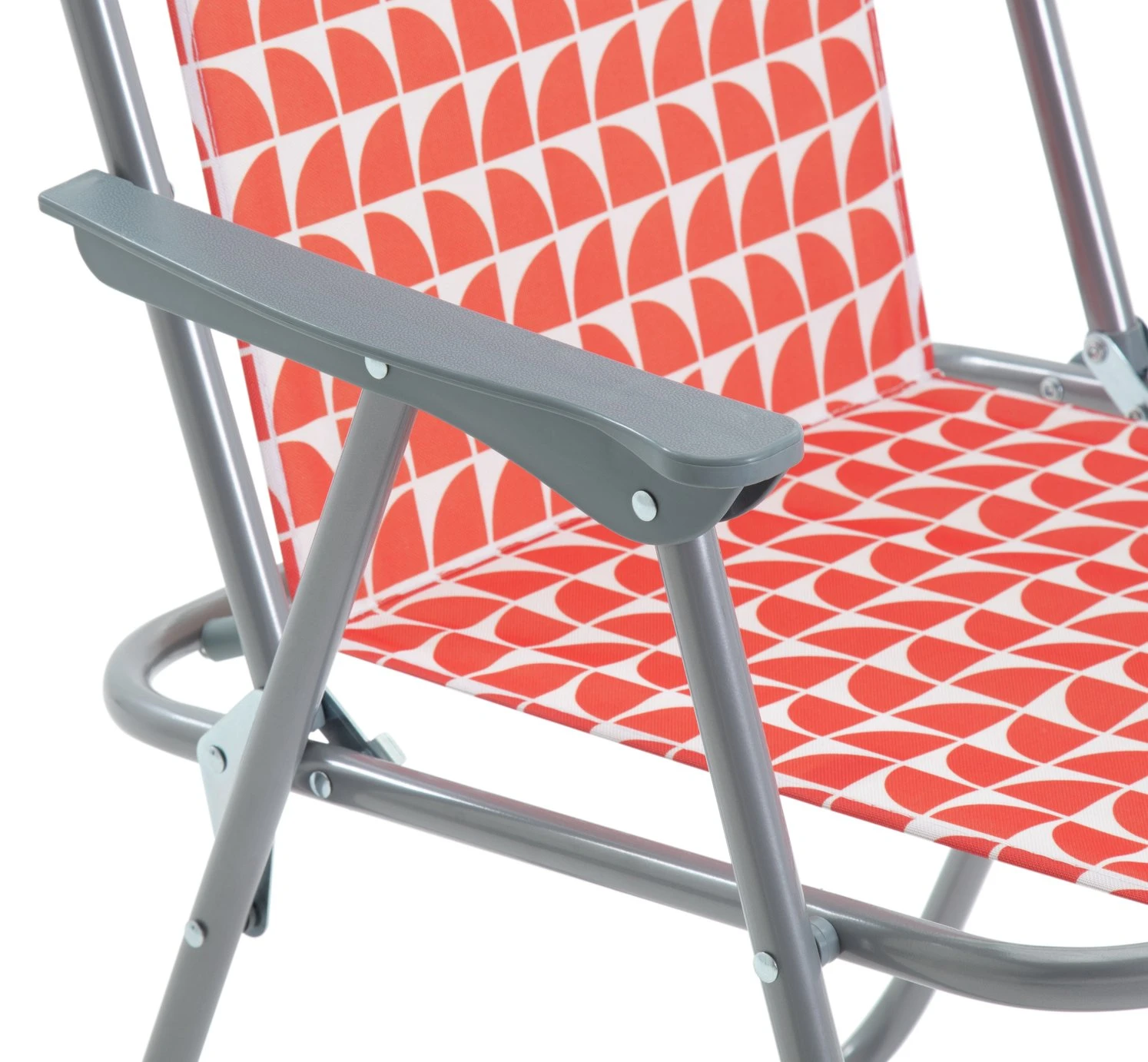 Habitat Folding Metal Garden Chair - Orange 7 Habitat Folding Metal Garden Chair - Orange - Image 7