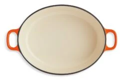 Habitat 4.7 Litre Cast Iron Oval Casserole Dish - Orange -Habitat Store 9212363 R Z002A