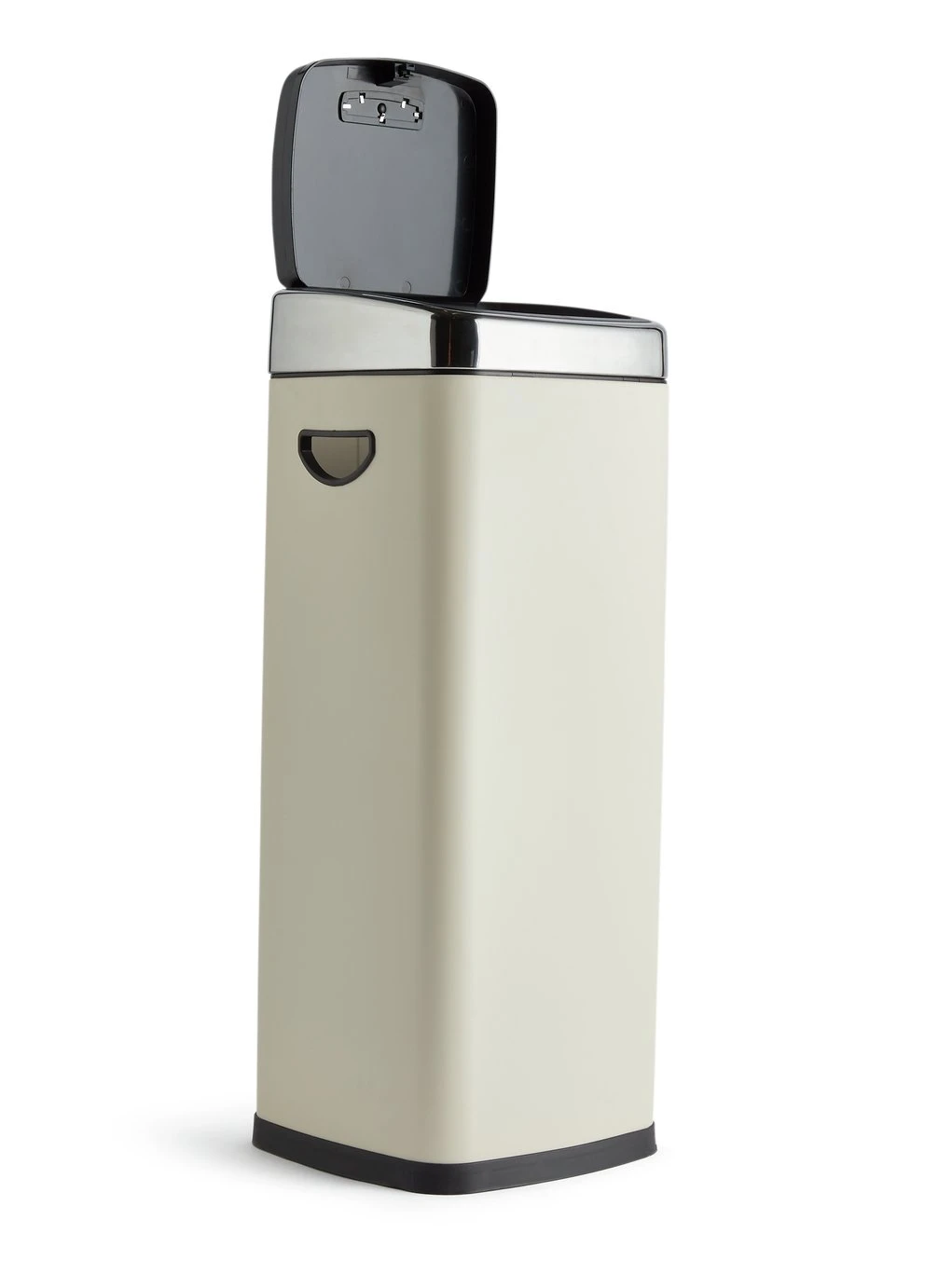 Habitat 30 Litre Square Touch Top Bin - Cream 3 Habitat 30 Litre Square Touch Top Bin - Cream - Image 3