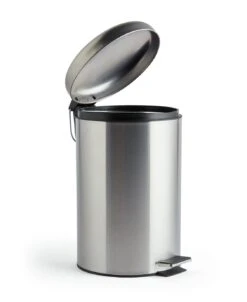 Habitat 12 Litre Domed Pedal Bin - Silver 7 Habitat 12 Litre Domed Pedal Bin - Silver -Habitat Store 9212703 R Z002A