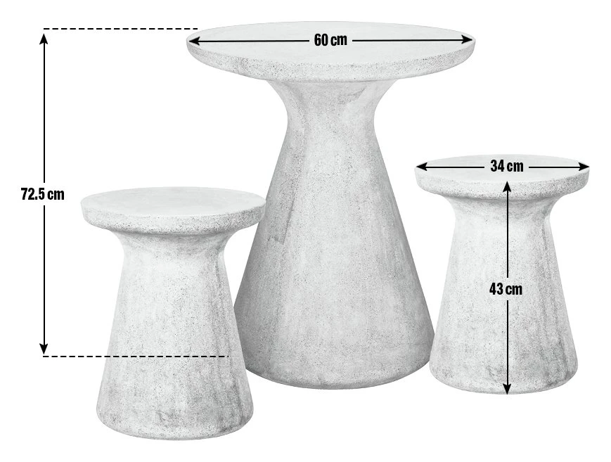 Habitat Milton 2 Seater Fibrestone Garden Bistro Set - Black 3 Habitat Milton 2 Seater Fibrestone Garden Bistro Set - Black - Image 3