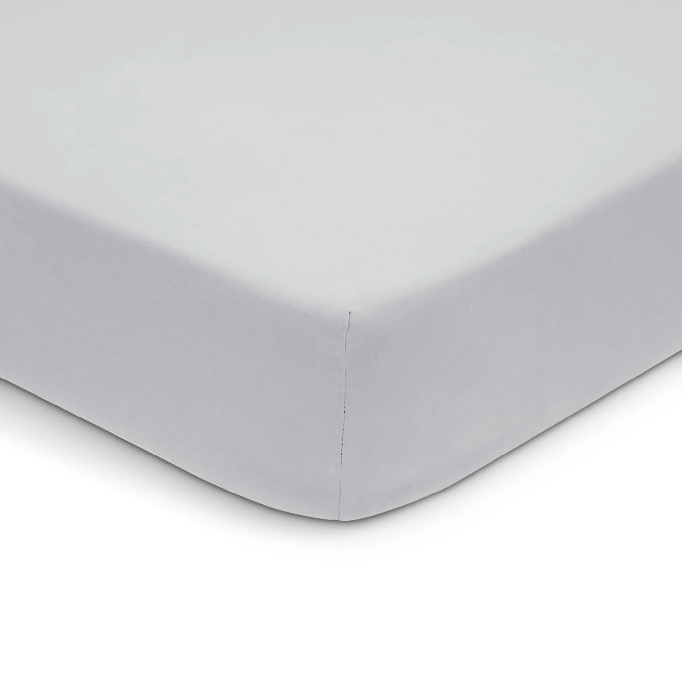 Habitat Washed Plain White Fitted Sheet - Single 1 Habitat Washed Plain White Fitted Sheet - Single