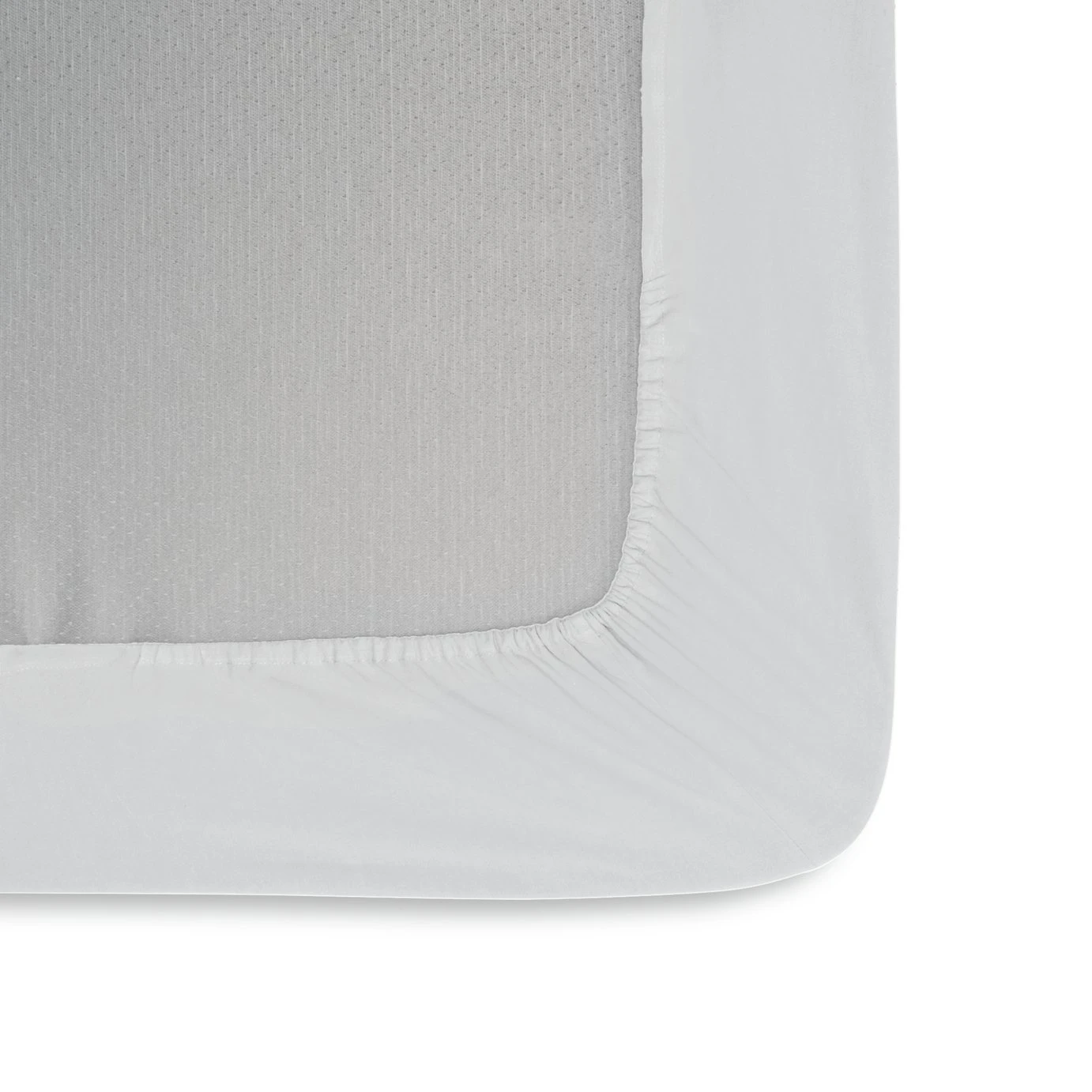 Habitat Washed Plain White Fitted Sheet - Single 2 Habitat Washed Plain White Fitted Sheet - Single - Image 2