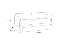 Habitat Hyde Velvet 3 Seater Sofa - Yellow 10 Habitat Hyde Velvet 3 Seater Sofa - Yellow -Habitat Store 9266292 R E001