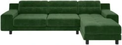 Habitat Hendricks Velvet Right Hand Corner Chaise Sofa-Green 12 Habitat Hendricks Velvet Right Hand Corner Chaise Sofa-Green -Habitat Store 9269165 R Z003A