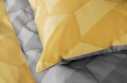 Habitat Industrial Geo Grey Reversible Bedding Set - Single -Habitat Store 9281318 R Z003A