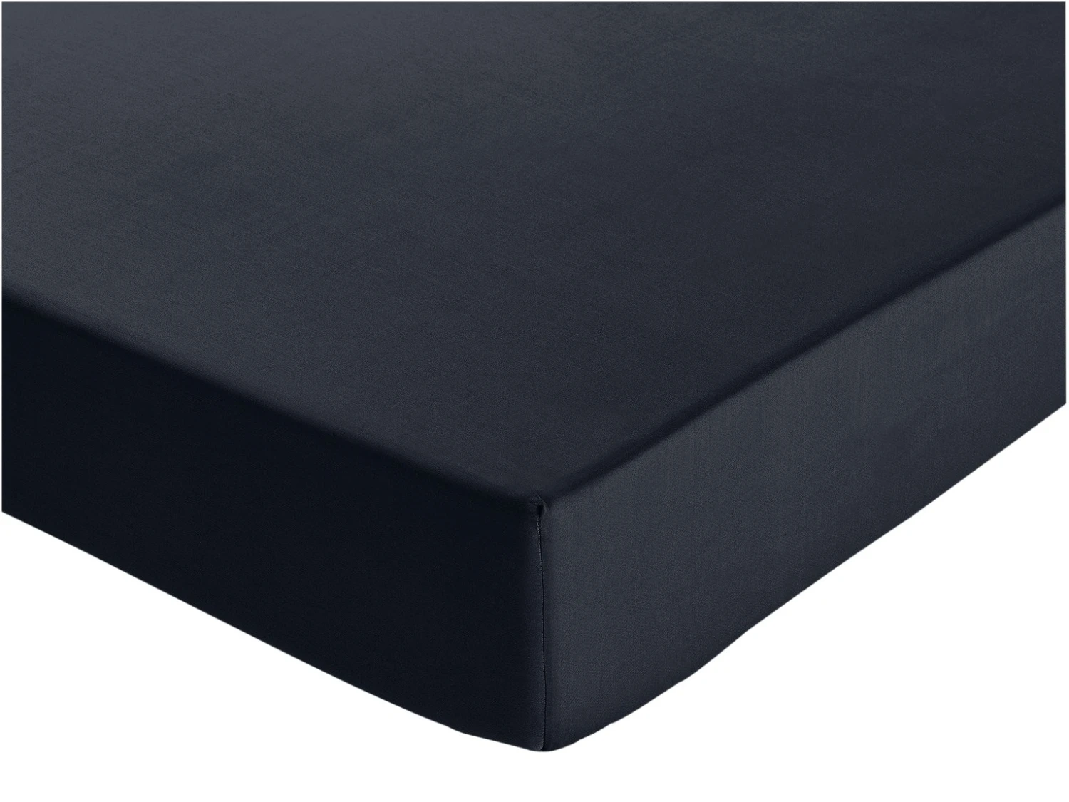 Habitat Pure Cotton 200TC Navy Deep Fitted Sheet - Single 1 Habitat Pure Cotton 200TC Navy Deep Fitted Sheet - Single
