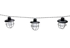 Habitat 10 Warm White Caged Bulb LED Solar String Lights -Habitat Store 9298057 R Z002A