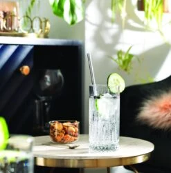 Habitat Pressed Set Of 4 Hi Ball Glasses 13 Habitat Pressed Set Of 4 Hi Ball Glasses -Habitat Store 9298813 R Z002C