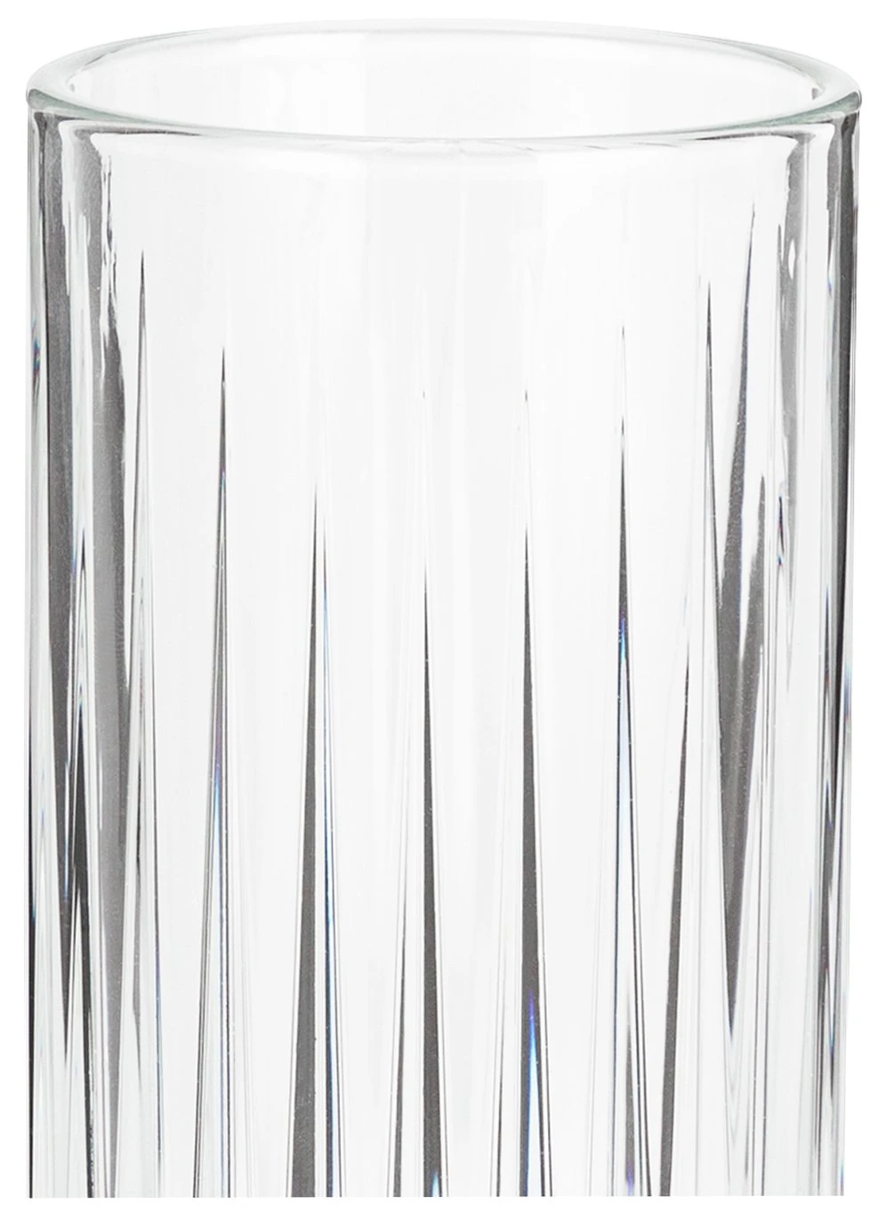 Habitat Pressed Set Of 4 Hi Ball Glasses 5 Habitat Pressed Set Of 4 Hi Ball Glasses - Image 5