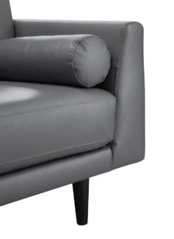 Habitat Jackson Leather 4 Seater Sofa - Grey 13 Habitat Jackson Leather 4 Seater Sofa - Grey -Habitat Store 9303203 R Z007A
