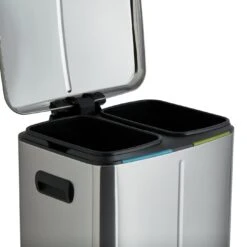 Habitat 40 Litre Recycling Bin - Stainless Steel -Habitat Store 9307498 R Z004A
