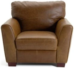 Habitat Milford Leather Armchair - Tan
