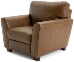 Habitat Milford Leather Armchair - Tan -Habitat Store 9308370 R Z002A