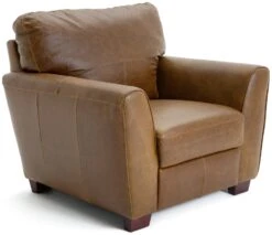 Habitat Milford Leather Armchair - Tan -Habitat Store 9308370 R Z004A