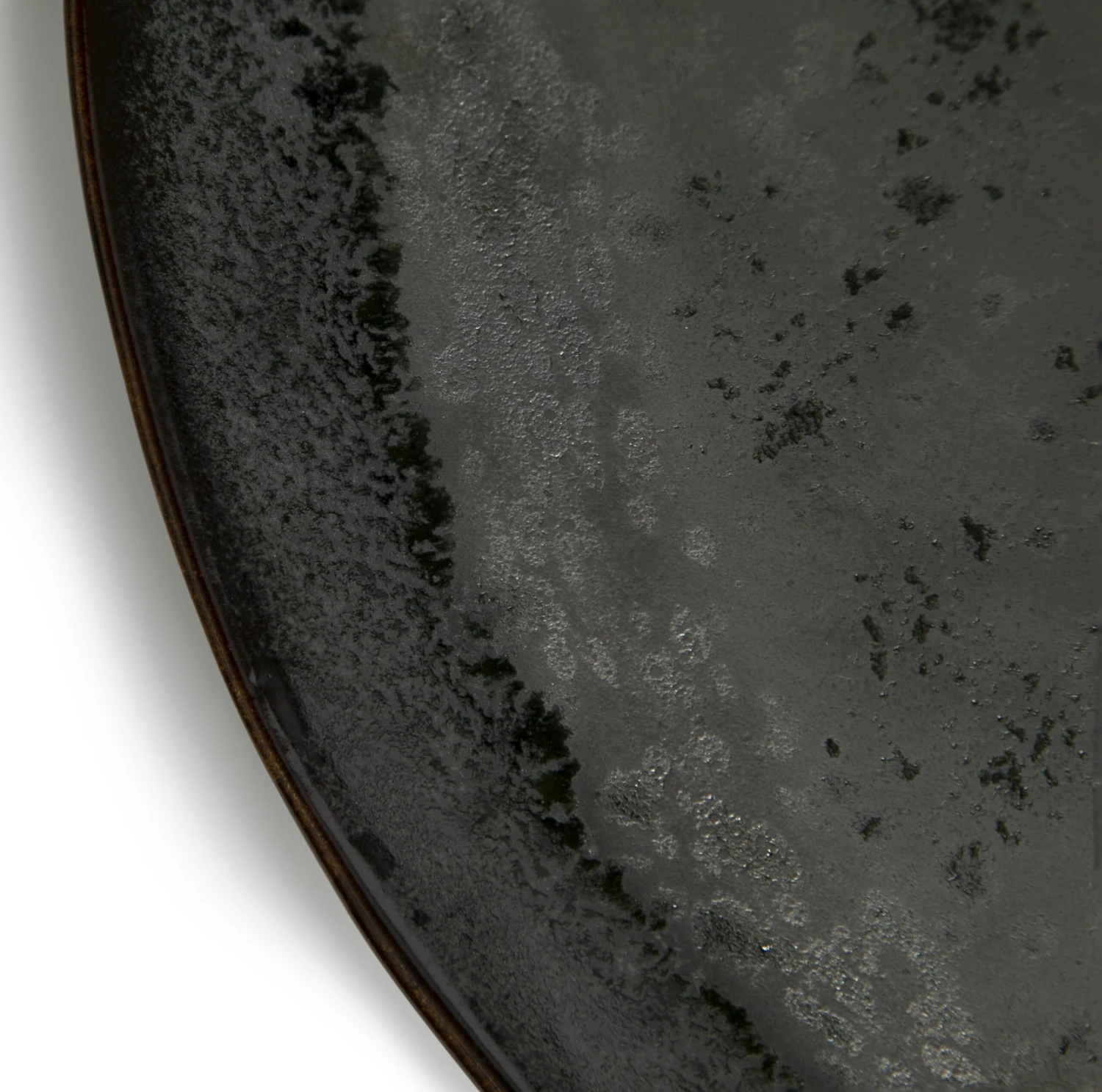 Habitat Preto Stoneware Serving Platter - Black 3 Habitat Preto Stoneware Serving Platter - Black - Image 3