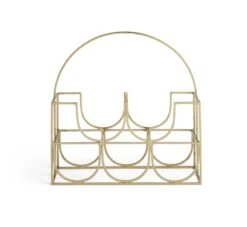 Habitat Japonica 5 Bottle Stainless Steel Wine Rack 7 Habitat Japonica 5 Bottle Stainless Steel Wine Rack -Habitat Store 9311013 R Z002A