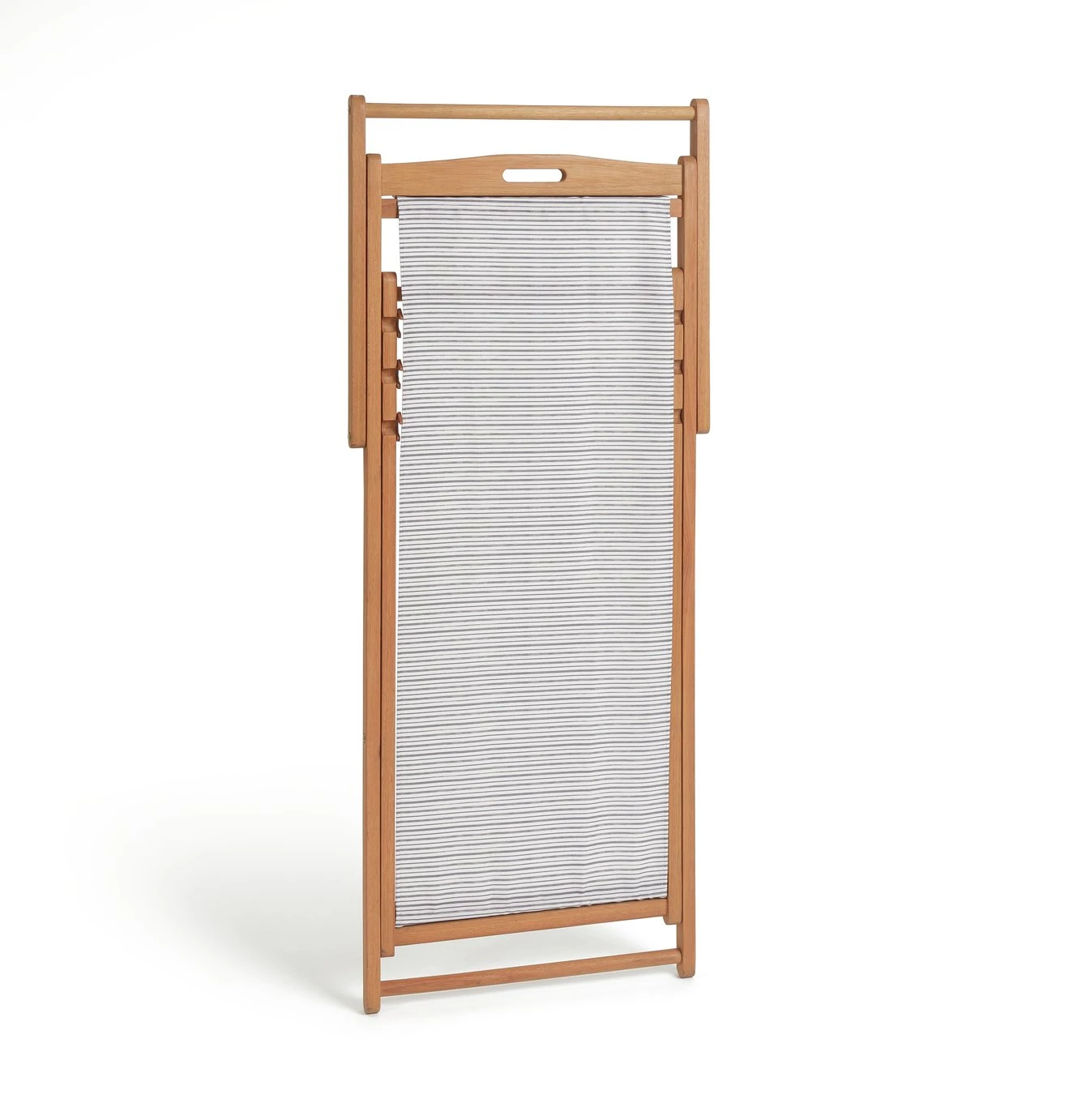 Habitat Folding Wooden Garden Deck Chair - Grey 9 Habitat Folding Wooden Garden Deck Chair - Grey - Image 9