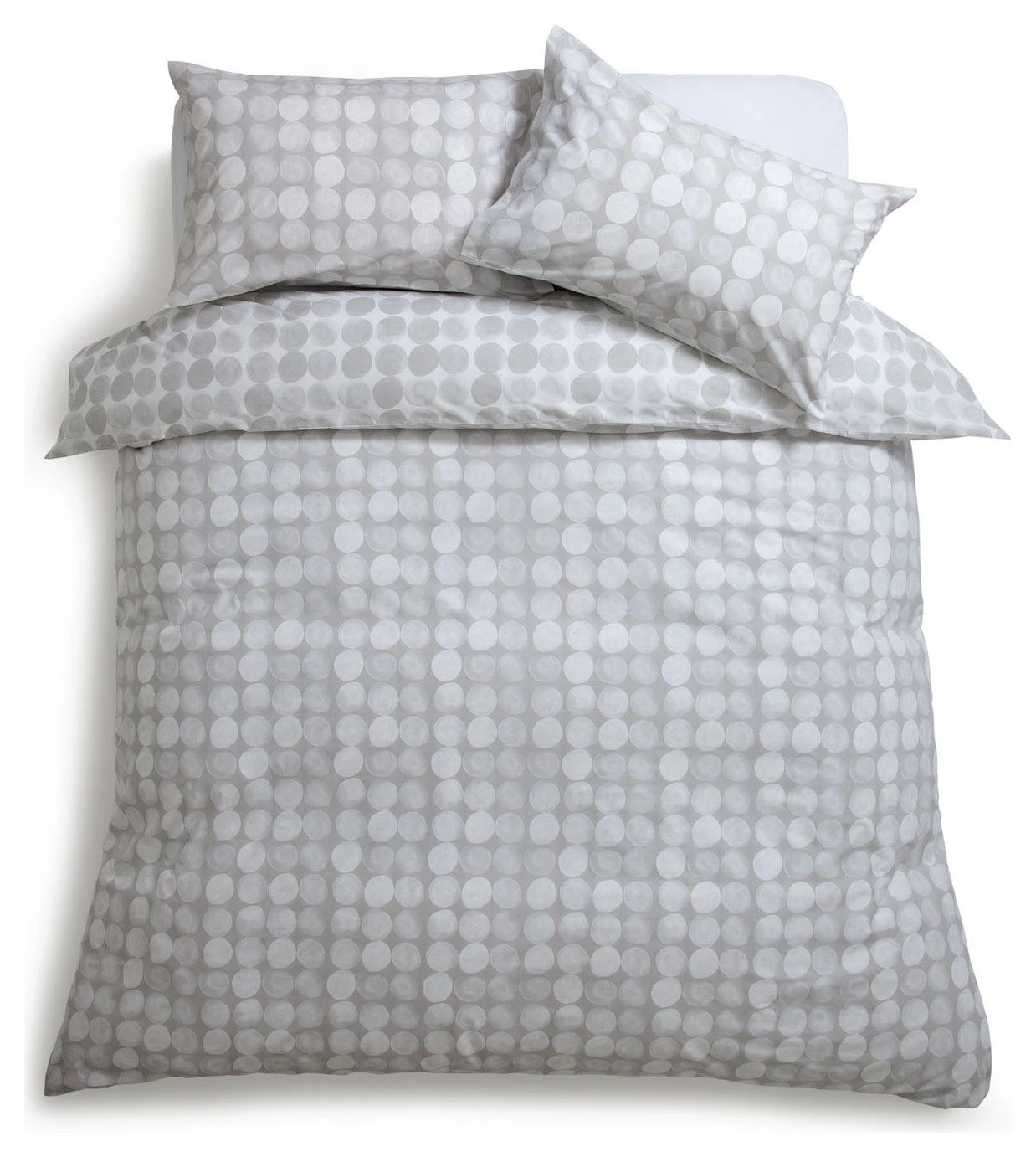 Habitat Spot Print Grey Bedding Set - Single 5 Habitat Spot Print Grey Bedding Set - Single - Image 5