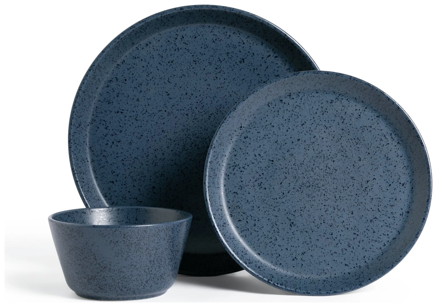 Habitat Addison 12 Piece Stoneware Dinner Set - Blue 1 Habitat Addison 12 Piece Stoneware Dinner Set - Blue